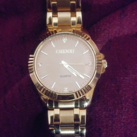 Men's Chenxi Gold Plated Watch - Picture 3 of 4